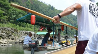 Hotsugawa river trip in Kyoto